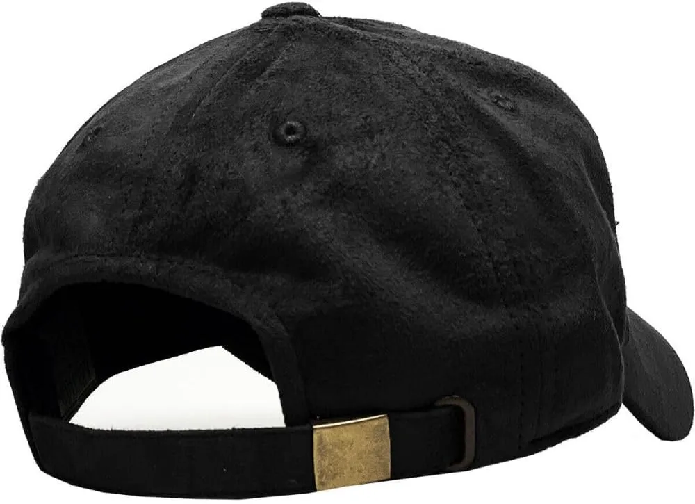 1 Pcs of 6 Panel Suede Dad Hat Baseball Classic Adjustable Soft Plain Cap