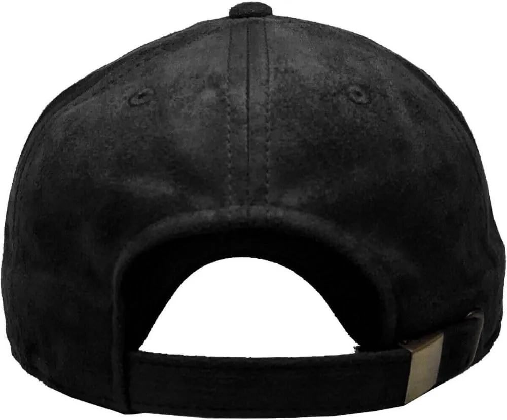 1 Pcs of 6 Panel Suede Dad Hat Baseball Classic Adjustable Soft Plain Cap