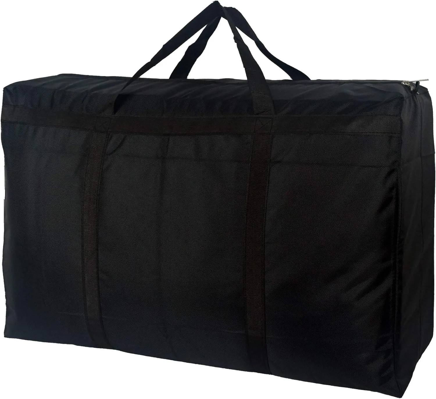 100L Extra Large Storage Bags, Sturdy Foldable Moving Tote Bag, Under Bed Storage, Travel Cargo Duffel Jumbo Bag for Clothes, Comforters, Blankets, Pillows, Ornaments (Grey)