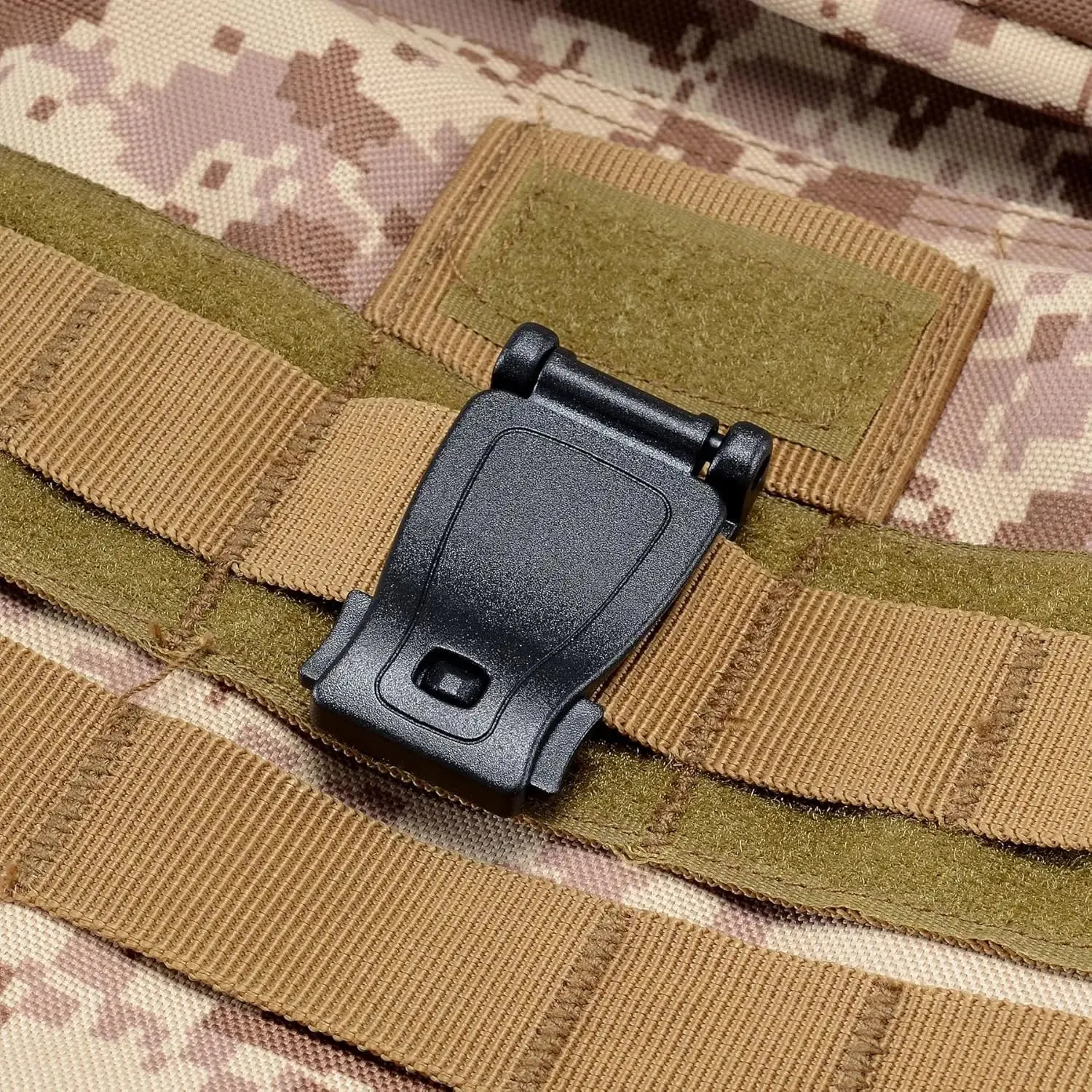 10Pcs Multipurpose MOLLE Clip Tactical Strap Webbing Attachment