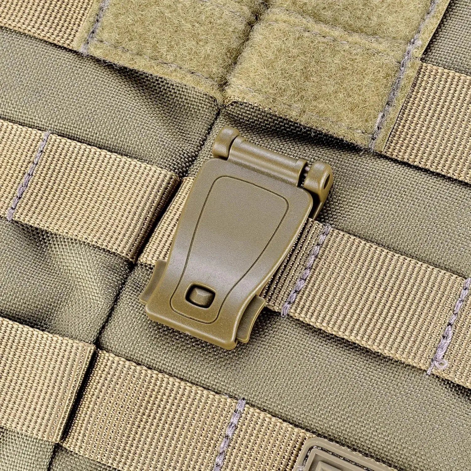 10Pcs Multipurpose MOLLE Clip Tactical Strap Webbing Attachment