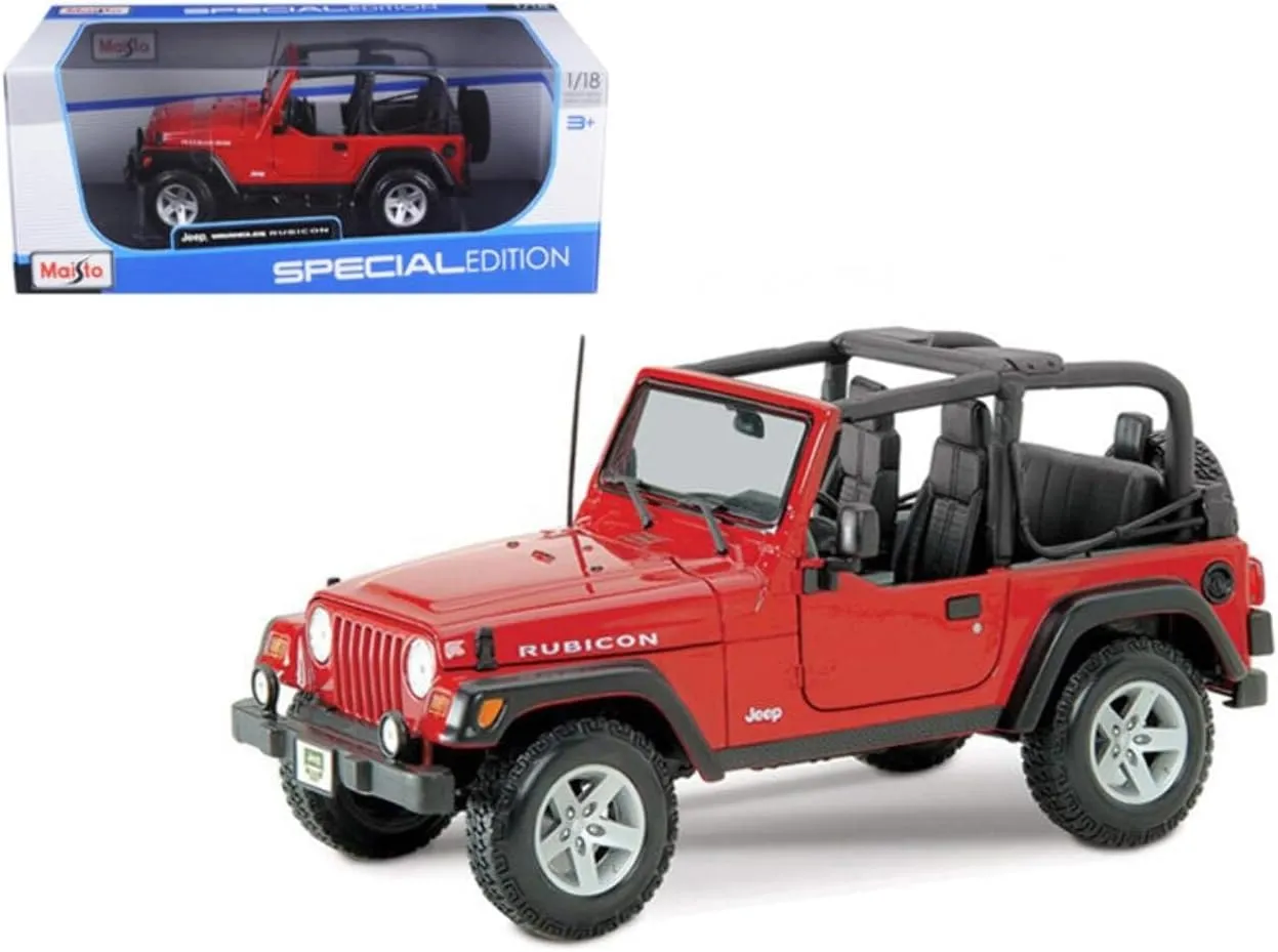 1:18 Jeep Wrangler Rubicon (Colors May Vary)