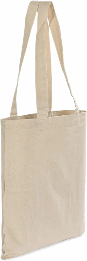 12 Pack Wholesale Canvas Tote Bags, Natural Color, 12oz Fabric - Multiple Size Options Available