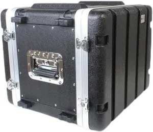 19” Rackmount Flight Case, 12” Depth, Stackable, ABS, Aluminum and Steel Construction (8U)