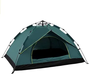 2-4 Person Camping Tent,with Moisture-Proof pad and Hammock Waterproof & Windproof Tent for Outdoor,Hiking,Camping,Mountaineering and Travel