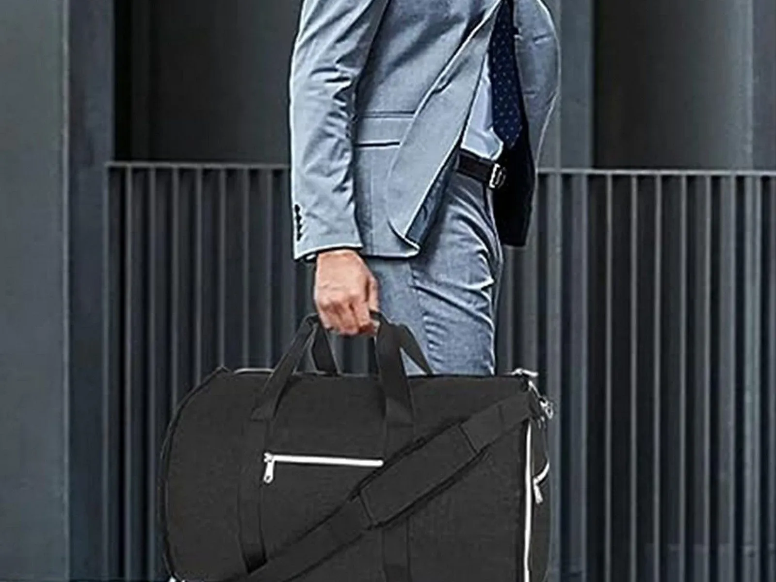 2 in 1 Travel Duffel Suit Bag with Shoe Compartment