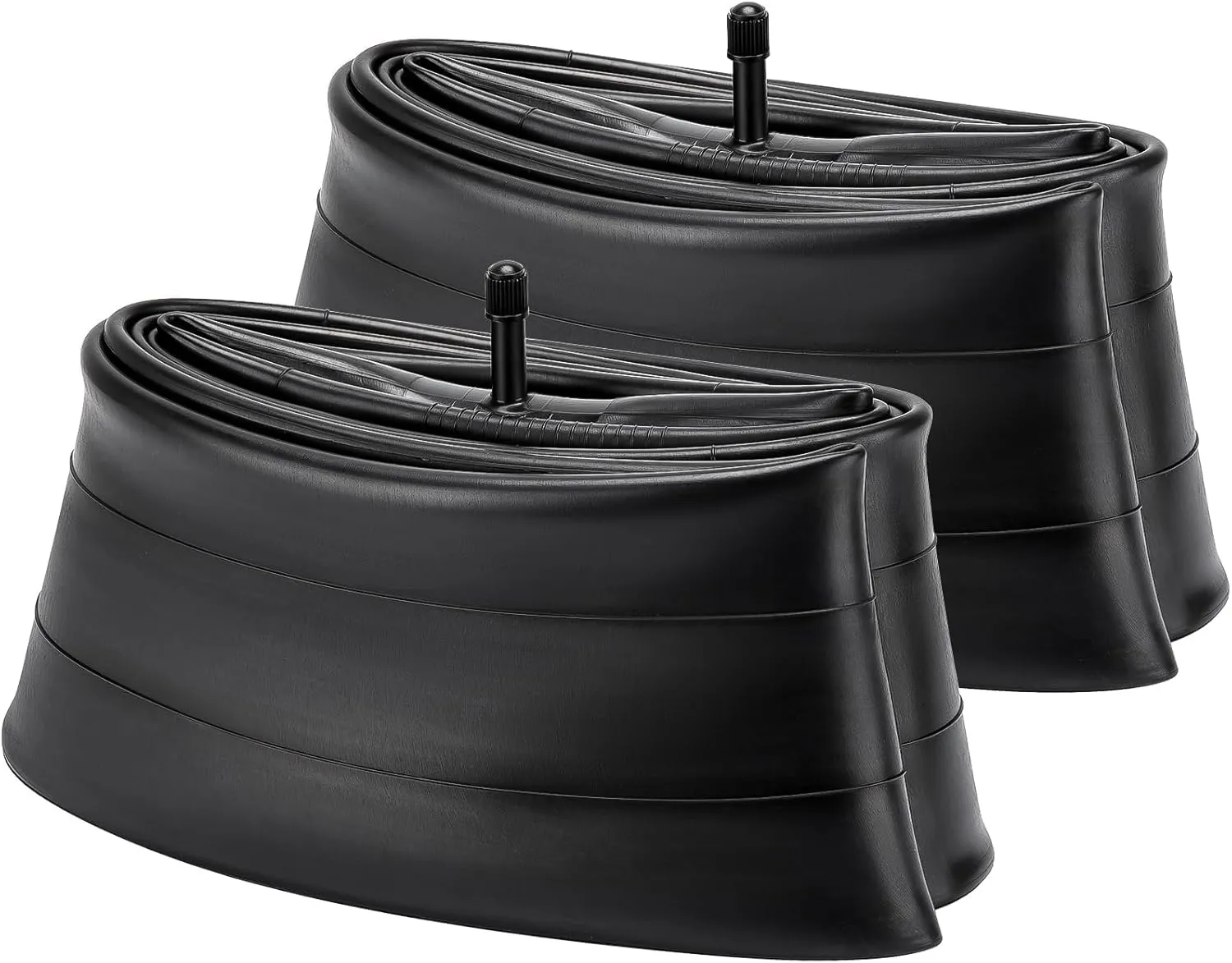 2-PCS 20x4.0 24x4.0 26x4.0 Heavy Duty E-Bike Tubes 20/24/26 x 4.0 AV32mm Schrader Valve 20/24/26x4 Fat Bicycle Tubes Compatible with 20"/24"/26" x4.0-4.5" Electric Bike/MTB Bicycle Fat Tire Tubes