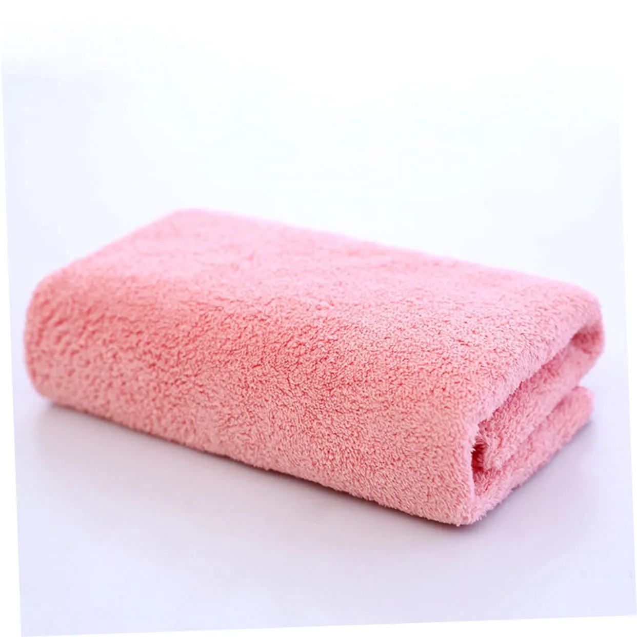 5pcs Microfiber Makeup Remover Towels for Women Absorbent Face Wash Cloths Pink Portable Durable for Home Travel Machine Washable Soft Fleece