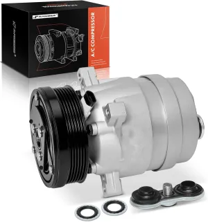 A-Premium Air Conditioner AC Compressor with Clutch Compatible with Chevrolet S10 2.2L 1998-2003, GMC Sonoma 2.2L 1998-2003, Isuzu Hombre 2.2L 1998-2000