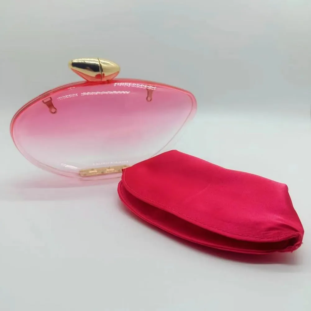 Acrylic Clutch Purses for Women Satchel Handbags for Women with Chain Evening Bag Crossbody Bag for Wedding Party Prom