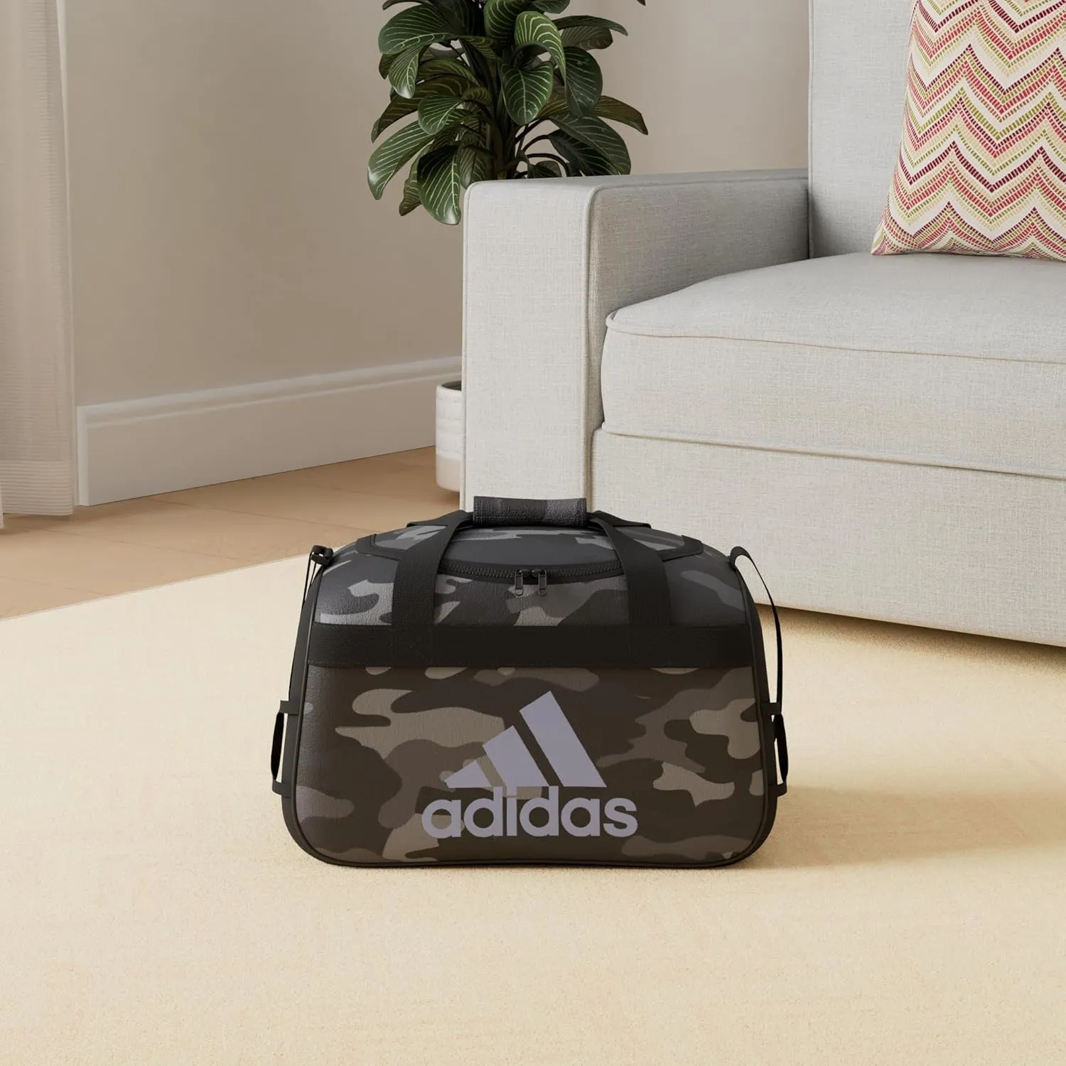 adidas Unisex Diablo Small Duffel, Sports Duffle Gym Bags for Men or Women, One Size