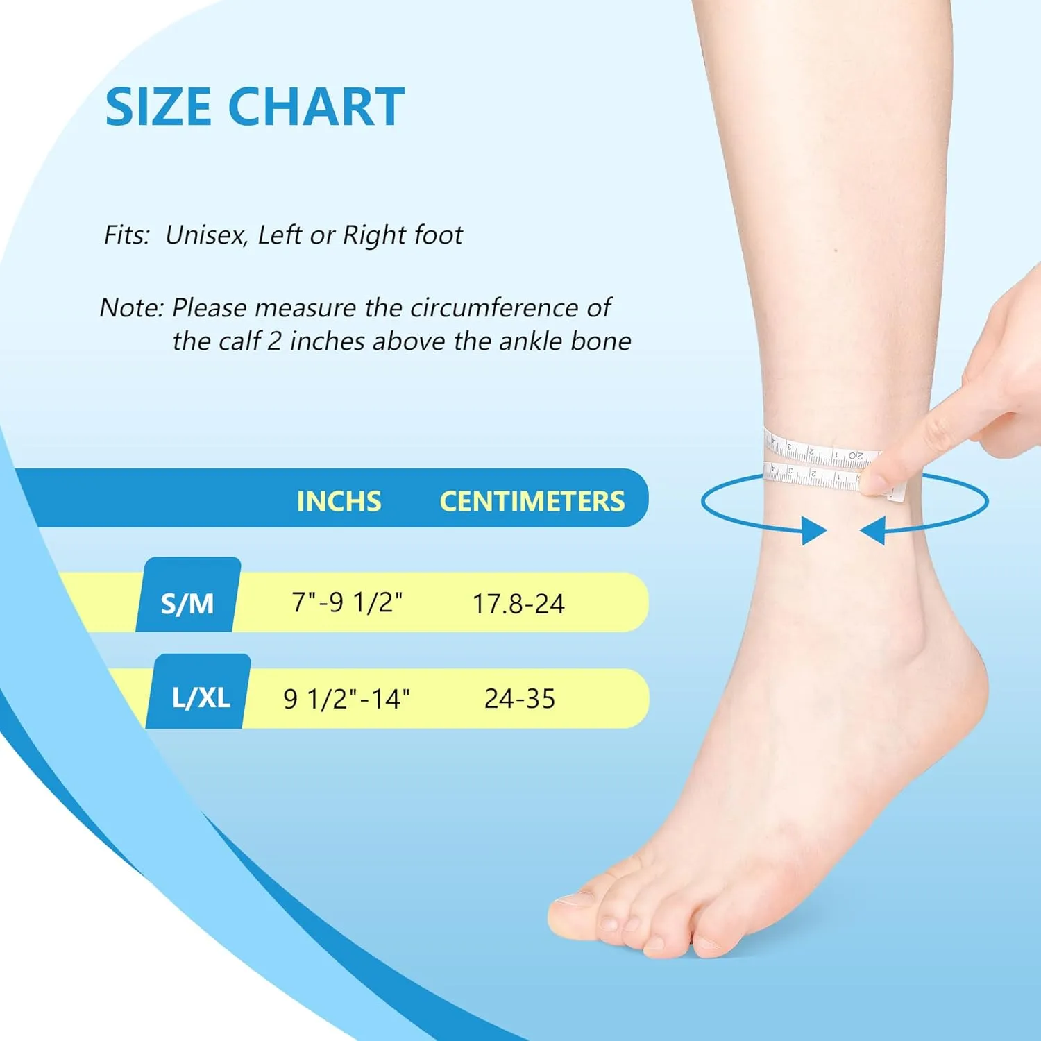 AFO Foot Drop Brace for Walking, Drop Foot Brace for Walking with Shoes, Adjustable Foot Brace for Drop Foot Support, Soft Drop Foot Braces, Fits Left or Right Foot, Women & Men(L/XL)