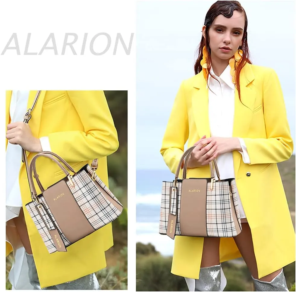 ALARION Womens Purses and Handbags Shoulder Bag Ladies Designer Satchel Messenger Tote Bag