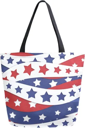 ALAZA Canvas Tote Bag Large Women Casual Shoulder Bag Handbag For Outdoors Holiday Weekender Travel