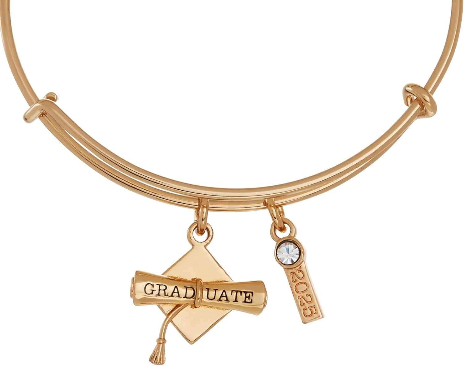 Alex and Ani 2025 Graduation Charm Bangle