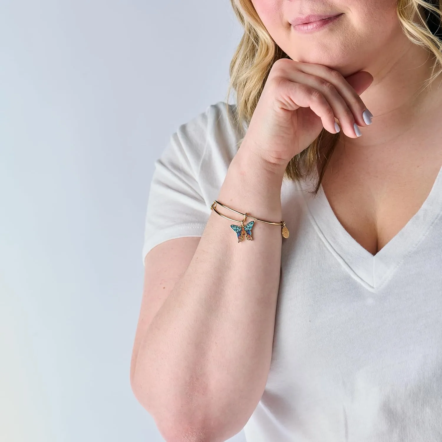 Alex and Ani Butterfly Bracelets