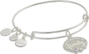 Alex and Ani Celebrate Family Expandable Wire Bangle