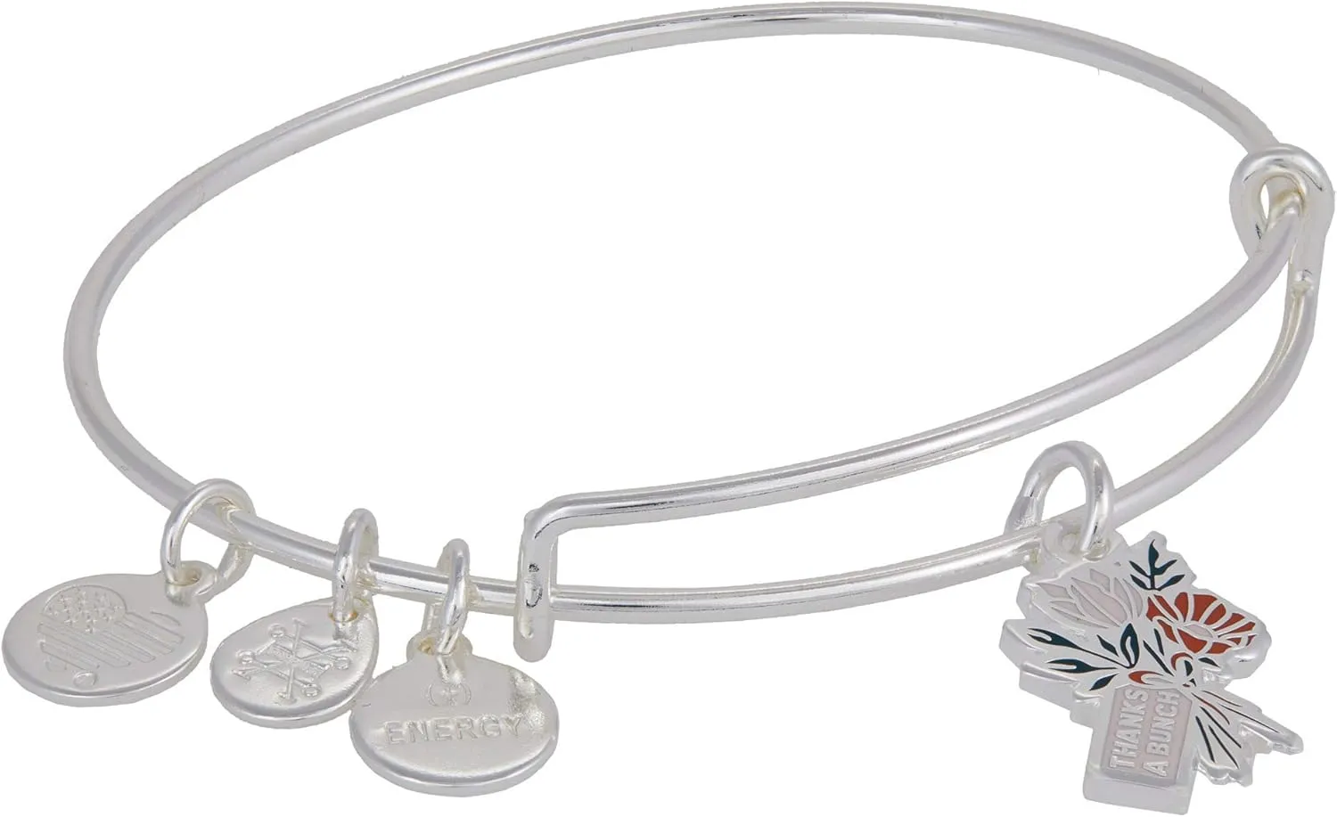 Alex and Ani Celebrate Thank You Expandable Wire Bangle
