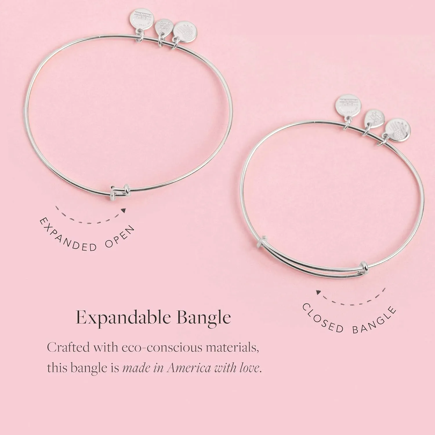Alex and Ani Mother’s Day Expandable Wire Bangle Bracelet for Women