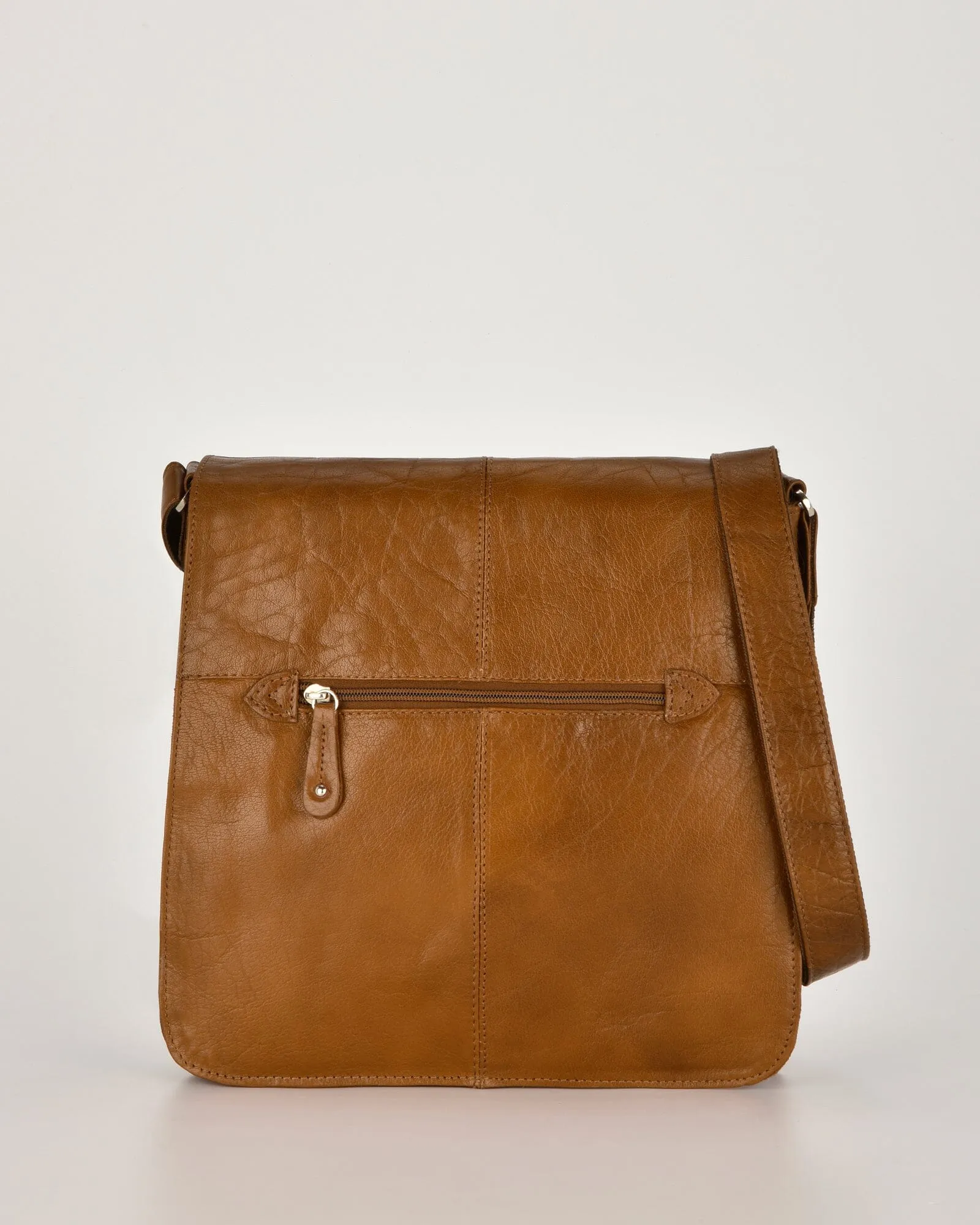Alex Leather Expandable Satchel (Large)