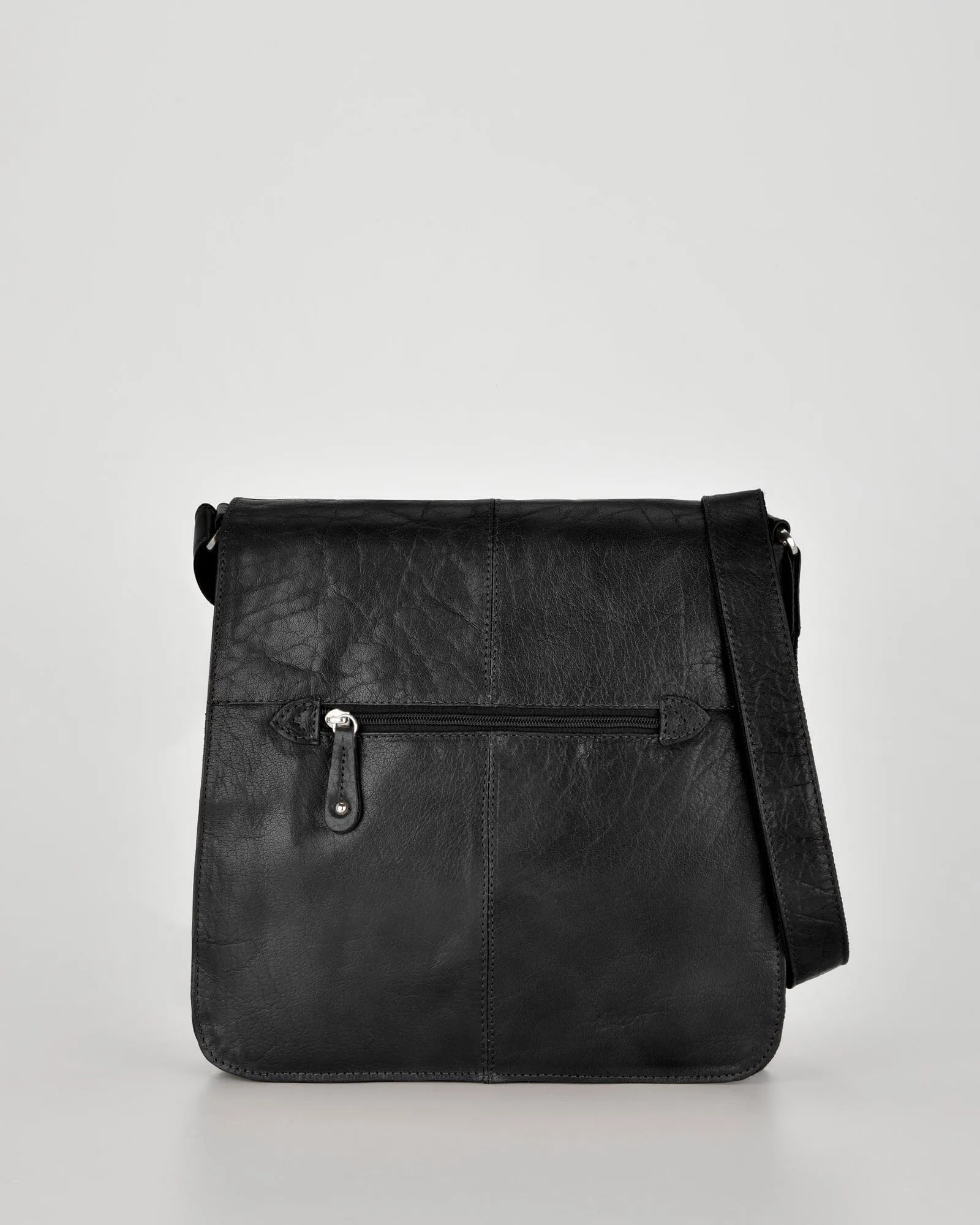 Alex Leather Expandable Satchel (Large)