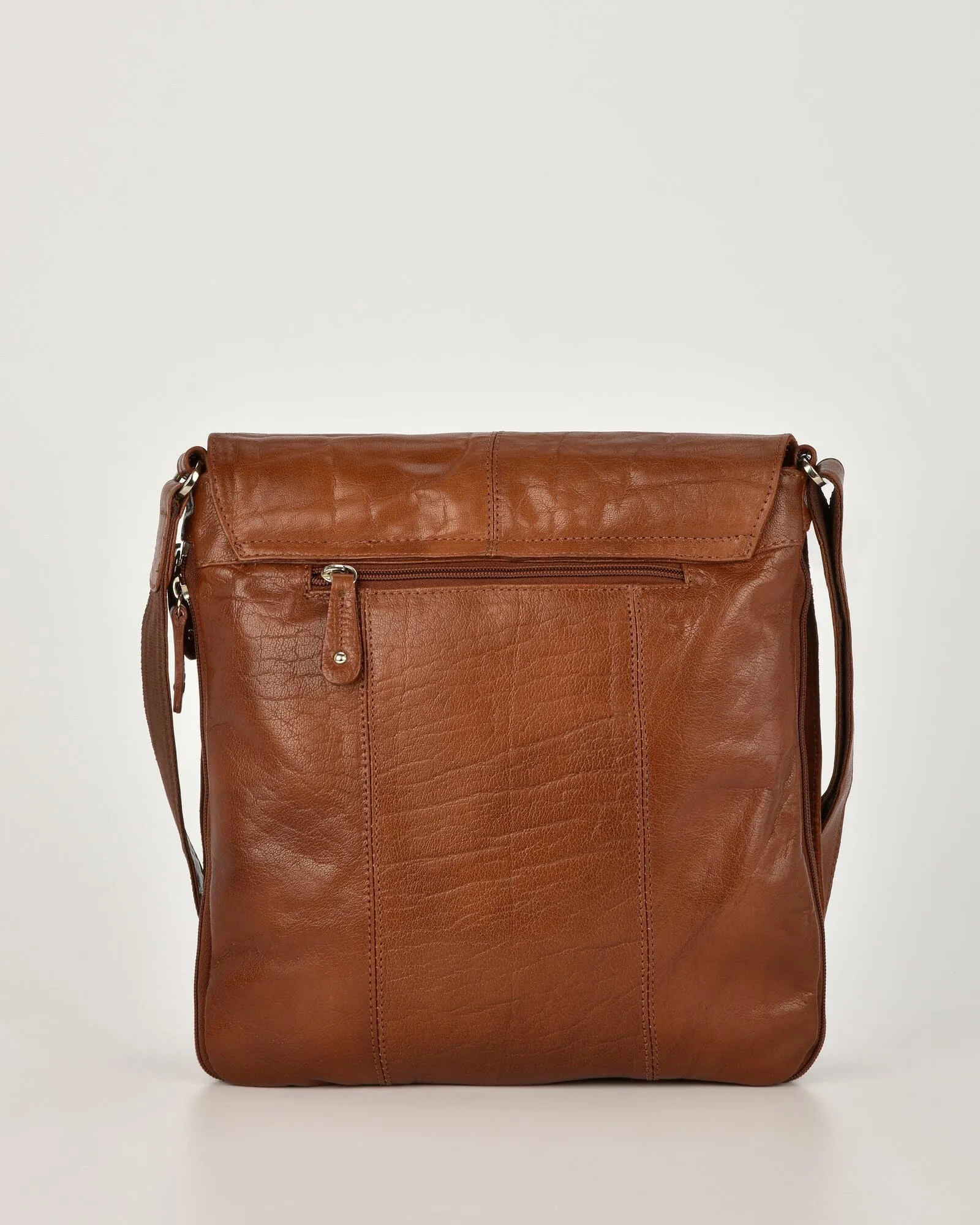 Alex Leather Expandable Satchel (Large)