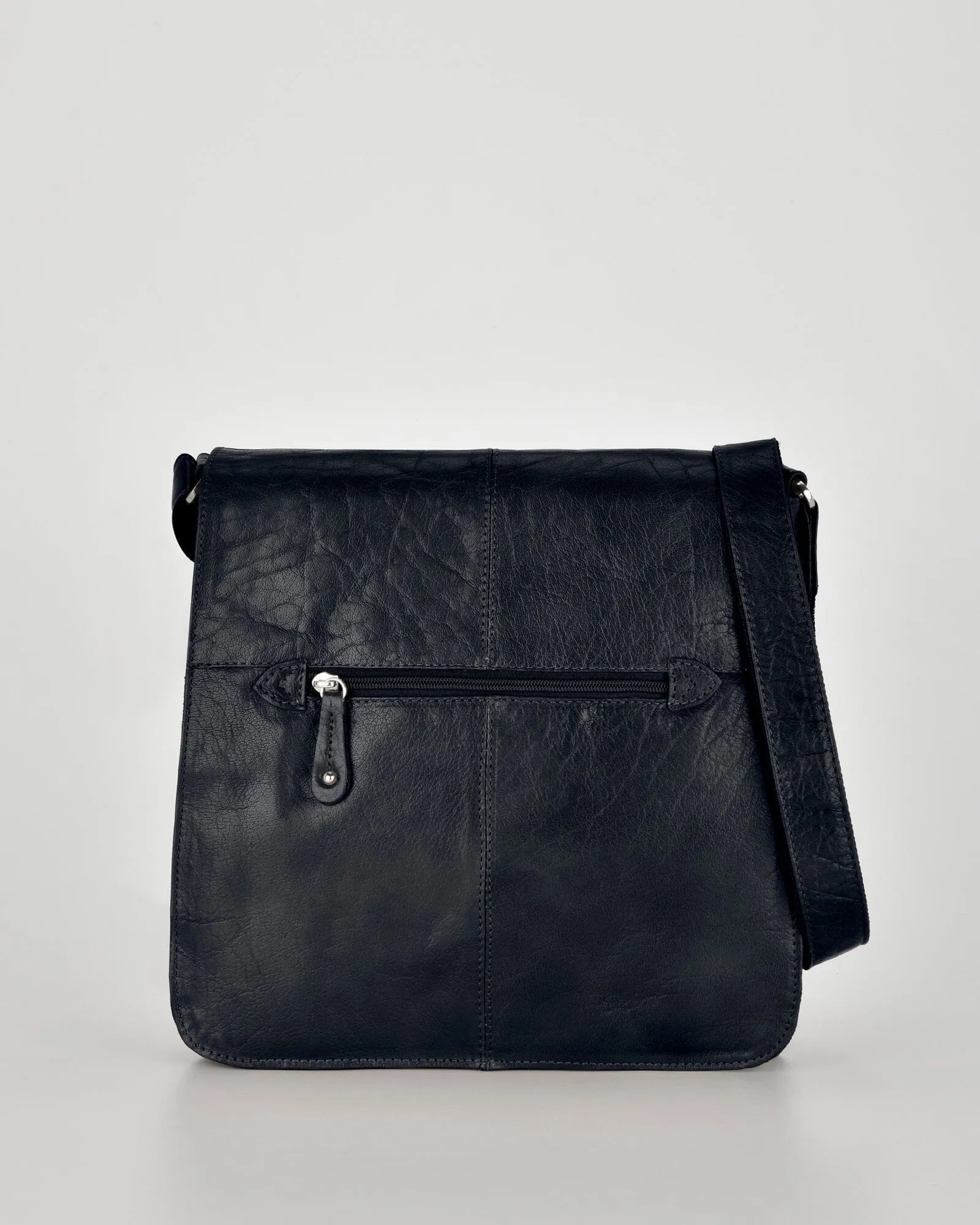 Alex Leather Expandable Satchel (Large)
