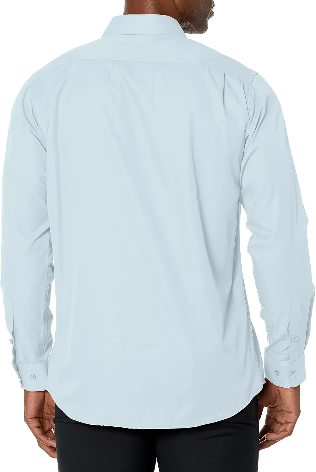 Alexis Bendel Men's Slim Fit Solid Cotton Dress Shirt