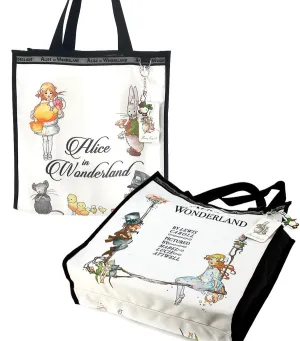 Alice In Wonderland Canvas Multi-Use Tote Bag