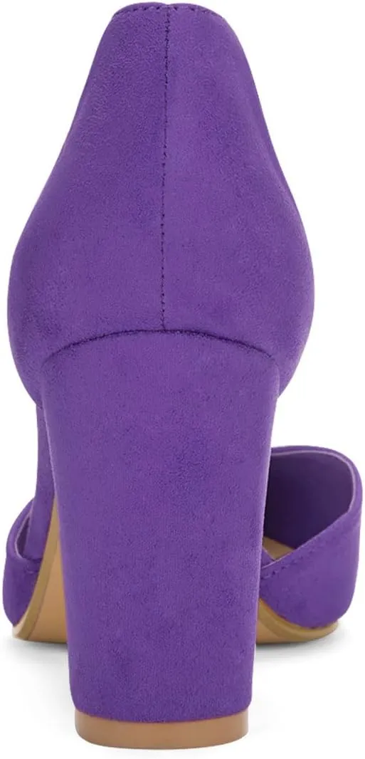 Allegra K Women's Ankle Tie Point Toe Dress Pumps