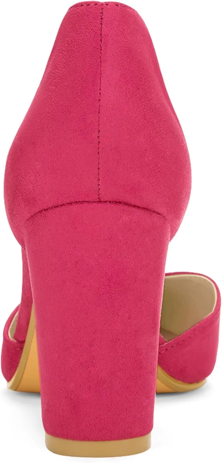 Allegra K Women's Ankle Tie Point Toe Dress Pumps