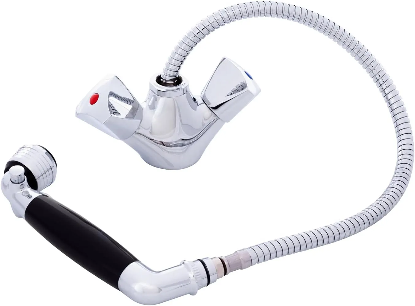 Ambassador Marine Trinidad- Head/Shower Combo Faucet (Classic Black Sprayer)