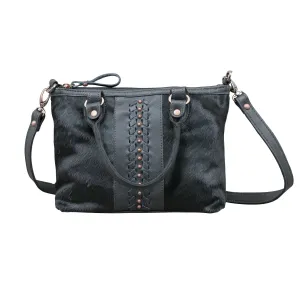 American West Cow Town Small Zip Top Convertible Satchel with Conceal Carry Pocket on Back