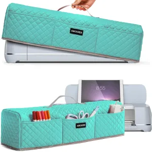AMOIGEE Padded Dust Cover Compatible with Cricut Maker 4, Explore 4, Cricut Maker, Maker 3, Explore 3, Explore Air 2, Machine Cover for Cricut Accessories and Suppliers, Tools