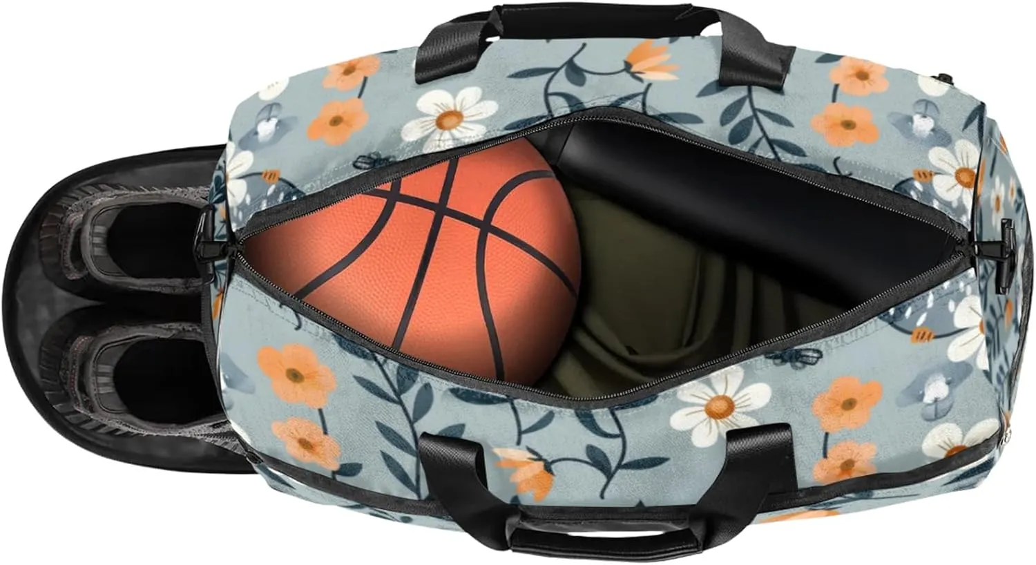 Animals Gym Duffle Bag for Men, Owls Waterproof Sports duffle bag for travel Weekender Bags for Women Overnight Bag with Shoes Compartment