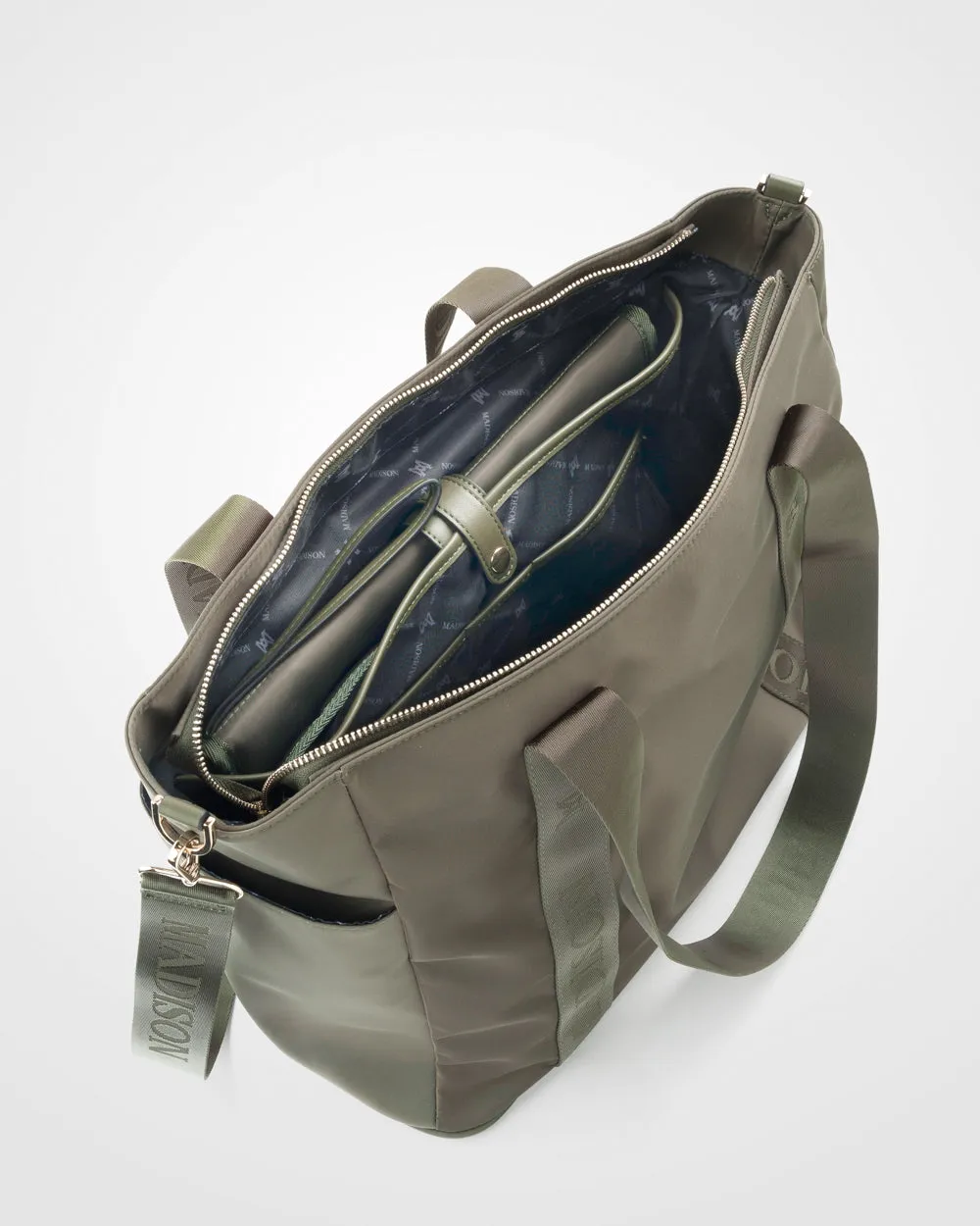Anita Large Nylon Baby Bag with Change Mat, Stroller Clips & Zip Pouch