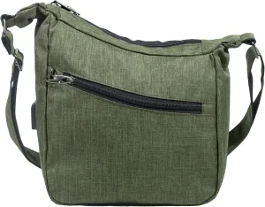 Anti-theft Crossbody Bags for Women - Antitheft Purse with Secure Locking Mechanism for Travel