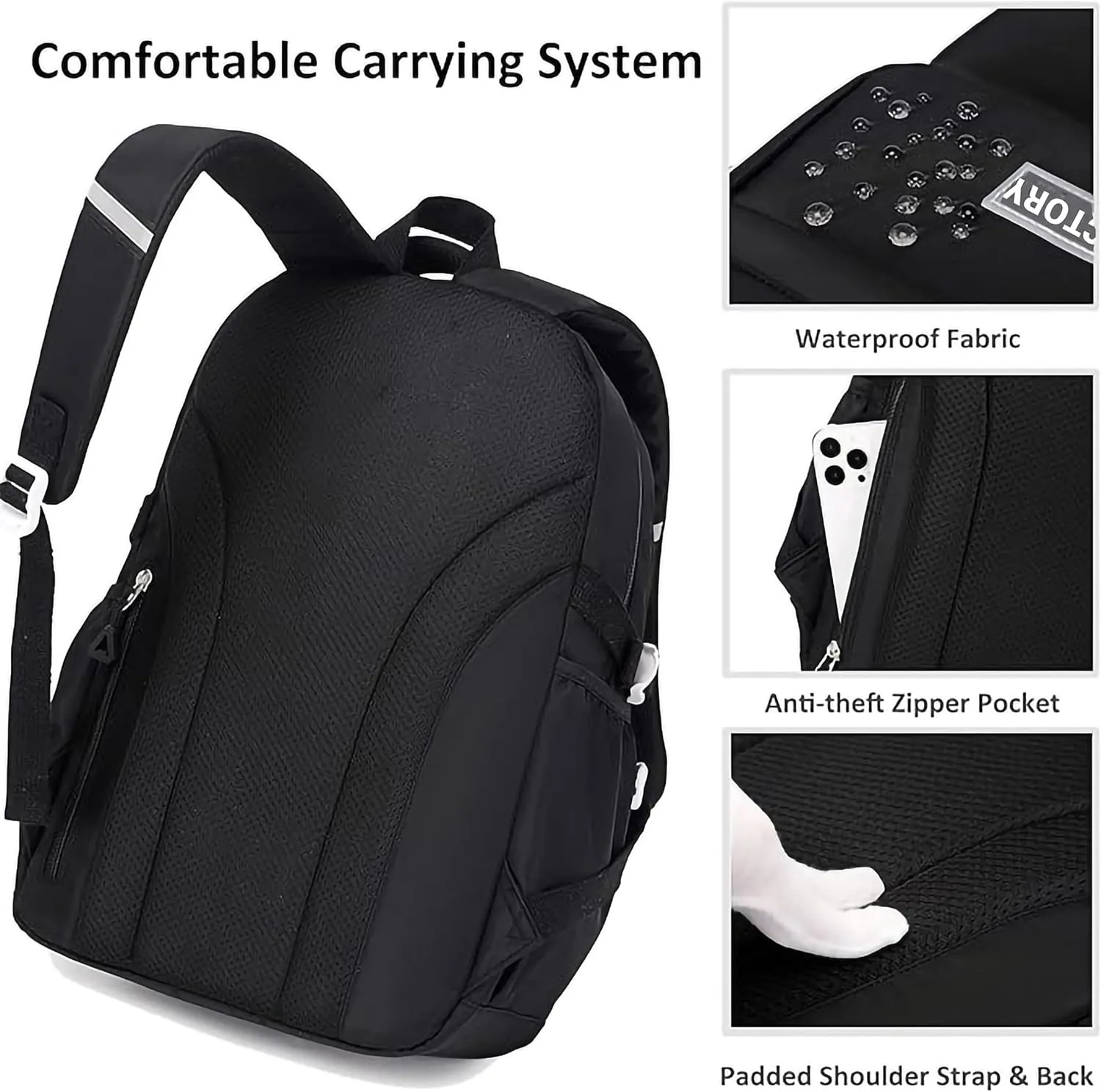 AO ALI VICTORY Backpack for Women Girls Set with Pencil Case 15.6 Inch Laptop School Bag Kids Elementary College Backpacks