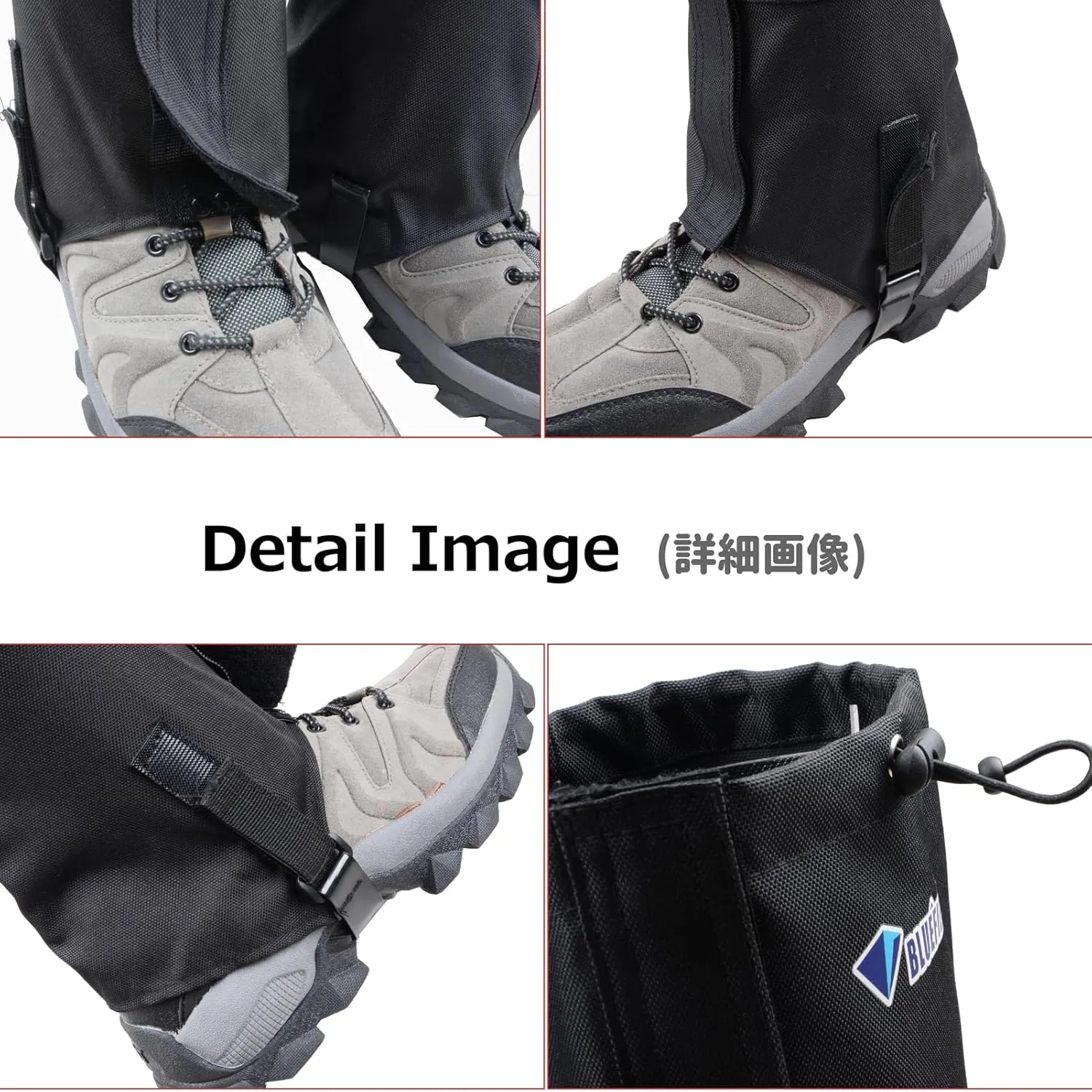Azarxis Hiking Gaiters for Outdoor Hunting Walking Backpacking Women Men Ankle Leg Guard Boot Legging Cover Snow Waterproof