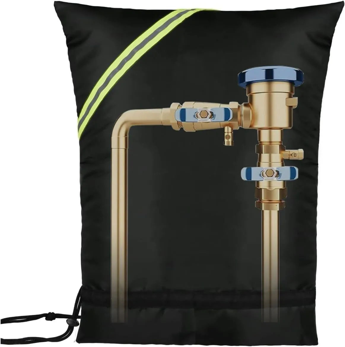 Backflow Preventer Insulation Cover, Irrigation Backflow Valve, Insulated Pouch for Winter Pipe Freeze Protection,Waterproof Sprinkler Valve System Cover for Snow, Sun Exposure