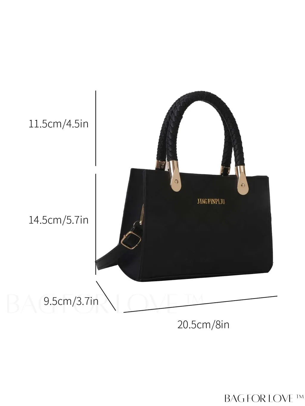 BagForLove - Chic Geometric Print Square Shoulder Bag for Fashionable Women