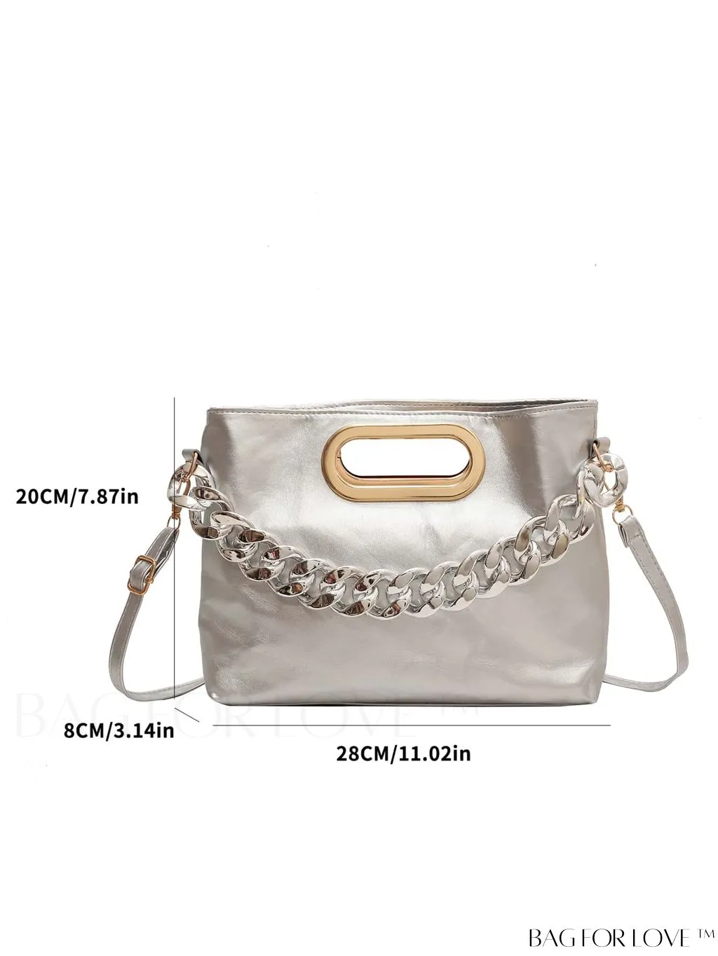 BagForLove - Womens Casual Crossbody Bag: Stylish and Versatile Solid Color Handbag