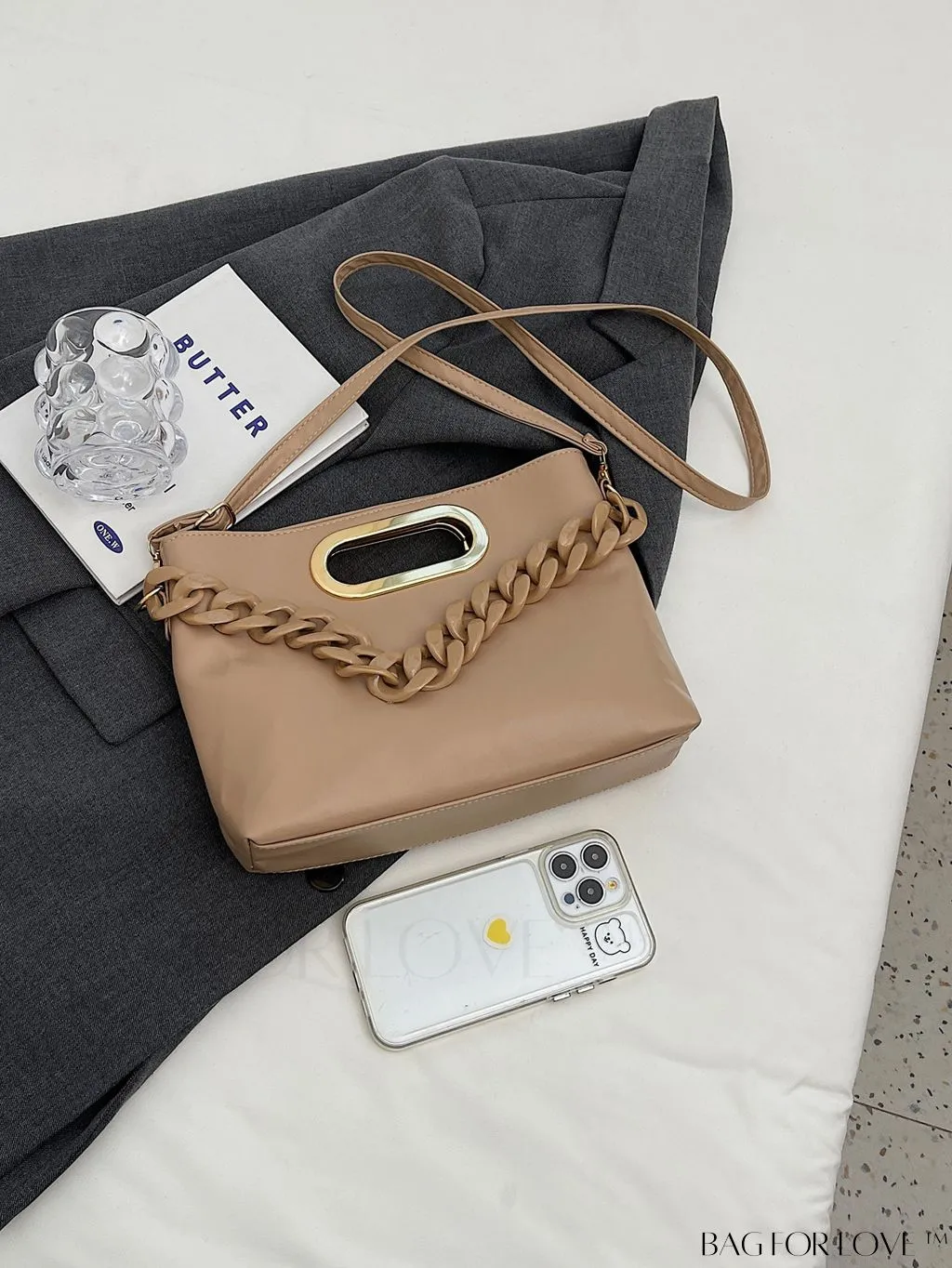 BagForLove - Womens Casual Crossbody Bag: Stylish and Versatile Solid Color Handbag