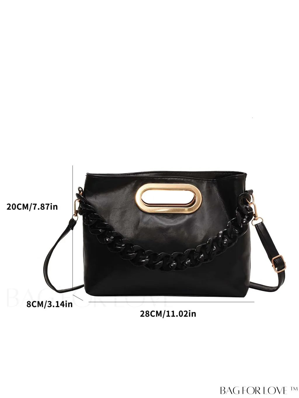 BagForLove - Womens Casual Crossbody Bag: Stylish and Versatile Solid Color Handbag