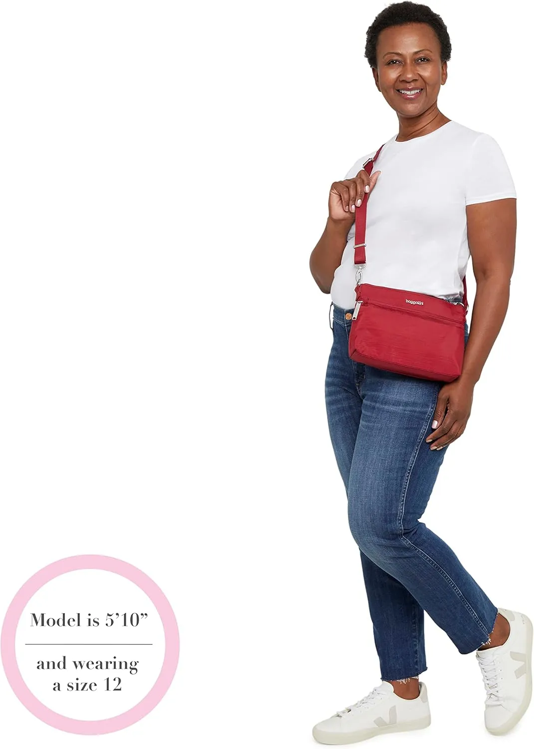 Baggallini Securtex Anti-Theft Memento Crossbody Bag
