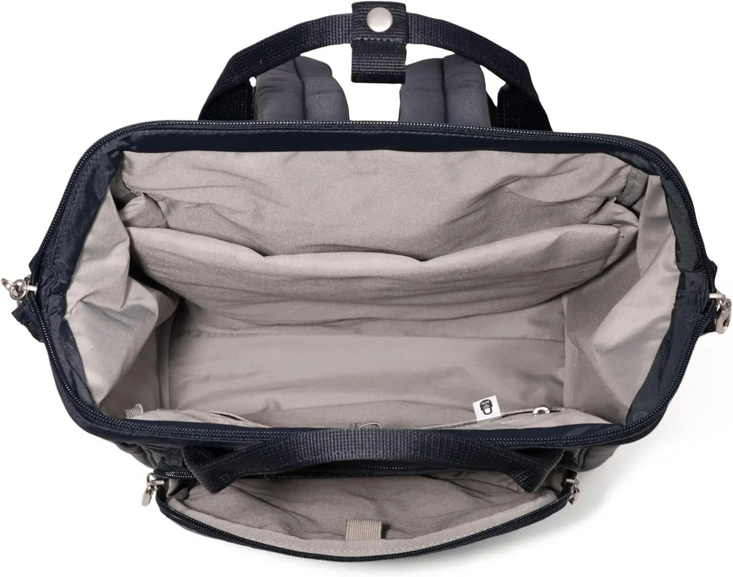 Baggallini Securtex Anti-Theft Windsor Backpack for Travel, Work & Collage, RFID & Locking Zipper, Up to 16" Laptop