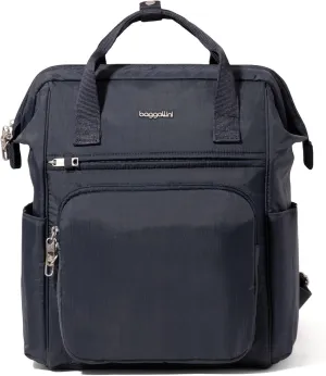 Baggallini Securtex Anti-Theft Windsor Backpack for Travel, Work & Collage, RFID & Locking Zipper, Up to 16" Laptop