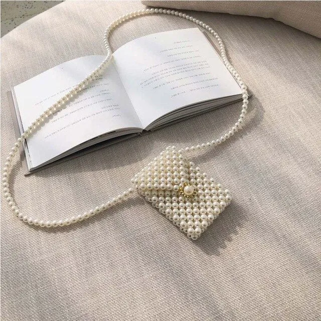 Bags Bags Messenger Girls Wallet Mini Coin Comprehensive product line Lady Pearl Party Handmade Clutches Purses Vintage Hurry, ends soon Knitting Personality Crossbody For