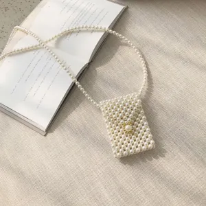 Bags Bags Messenger Girls Wallet Mini Coin Comprehensive product line Lady Pearl Party Handmade Clutches Purses Vintage Hurry, ends soon Knitting Personality Crossbody For