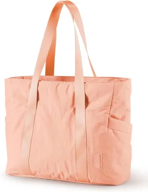 BAGSMART Tote Bag for Women with Zipper, Gym Tote with Compartments, Work Tote Nurse Dance Yoga Bag for Sport, Travel